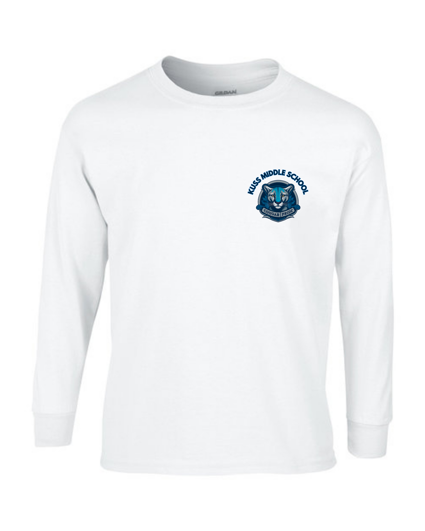 Kuss Middle Long Sleeve Shirt Left Chest Logo