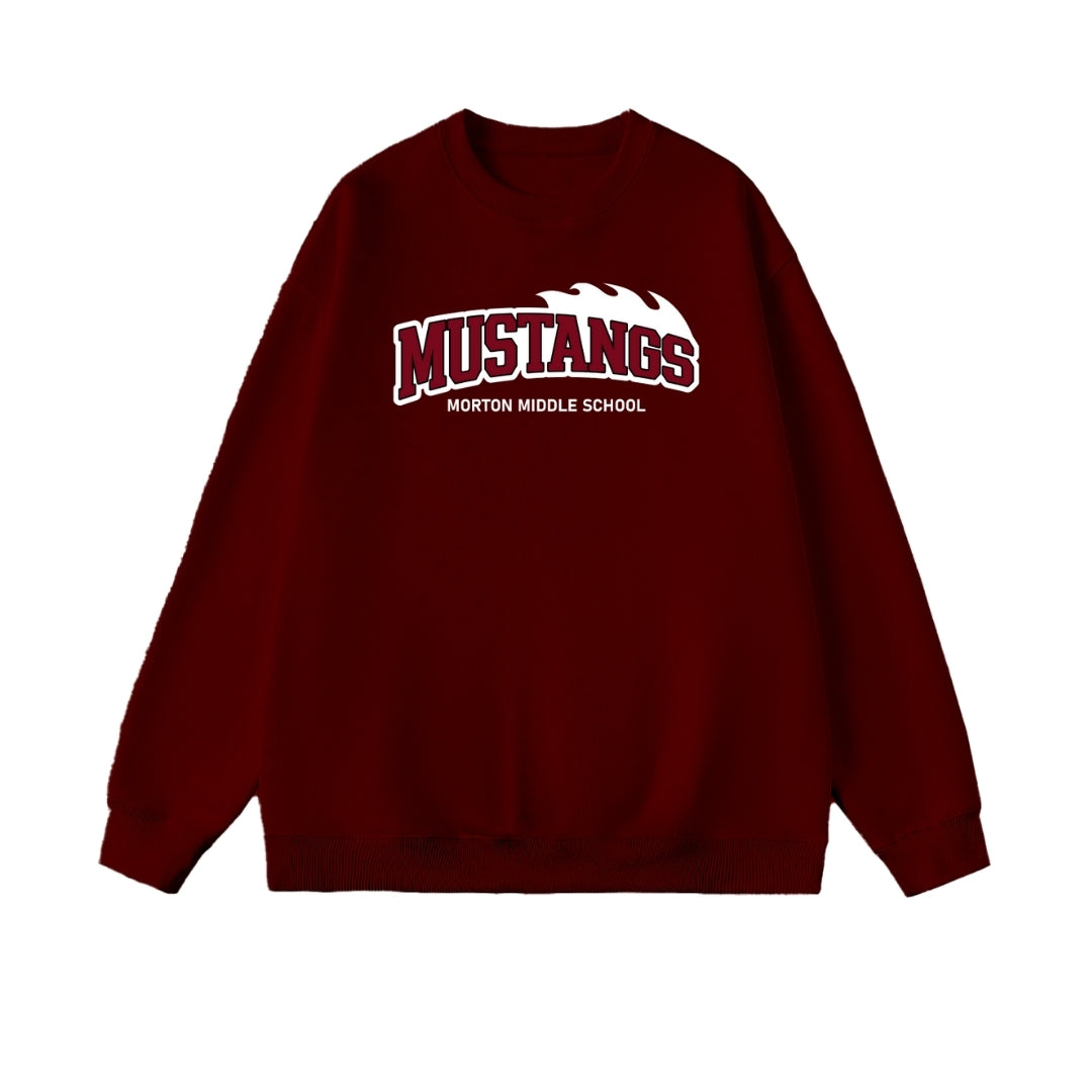 MMS Mustangs Blaze Crewneck