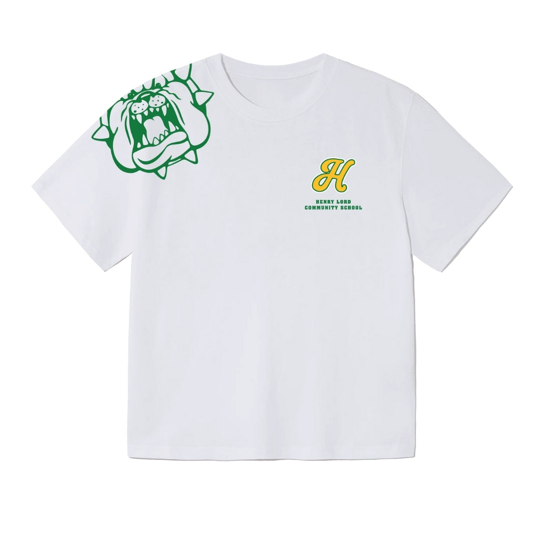HLCS "Bulldogs" Shoulder Design Short Sleeve Shirt
