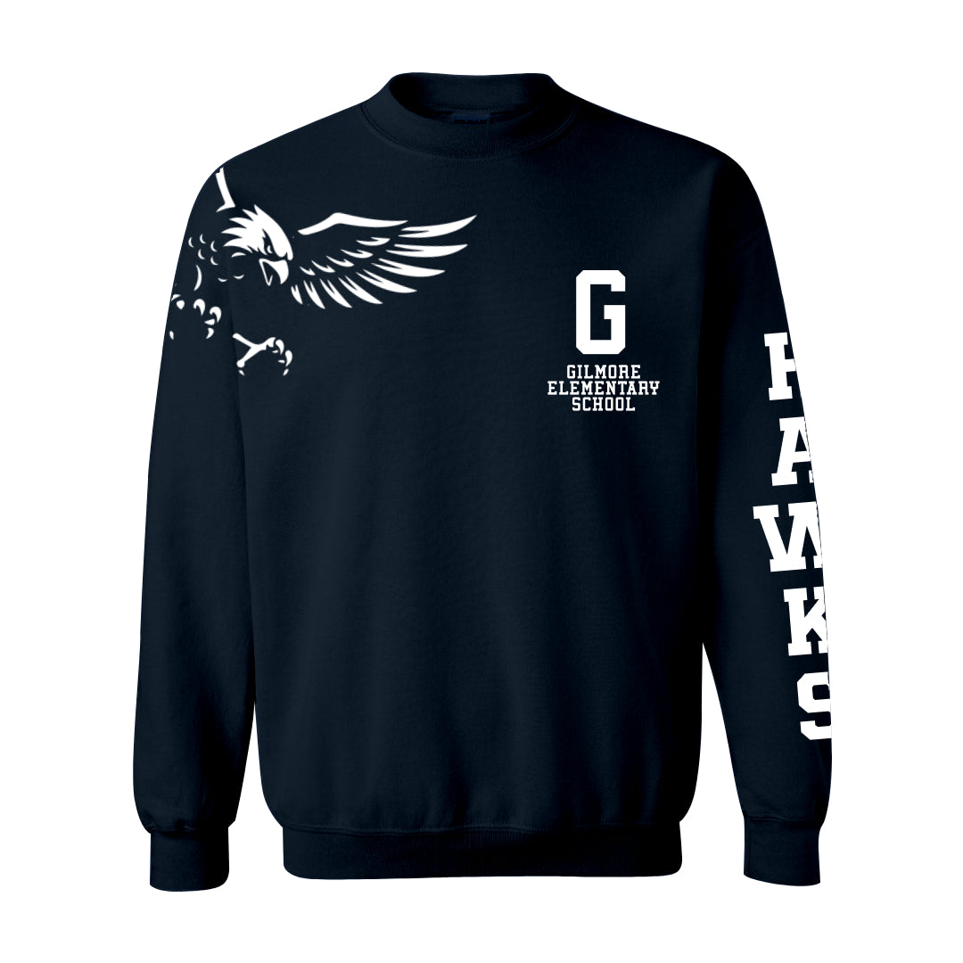 Gilmore Hawk Shoulder Crewneck-Staff and Families