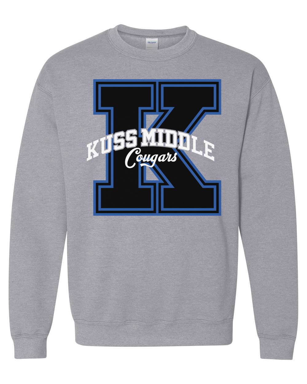 Kuss "K" Cougars Crewneck