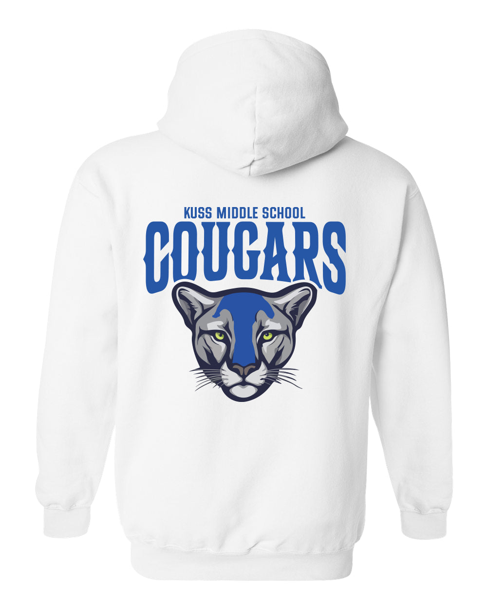 Kuss Cougars Bold Zip Up Hoodie- Unisex