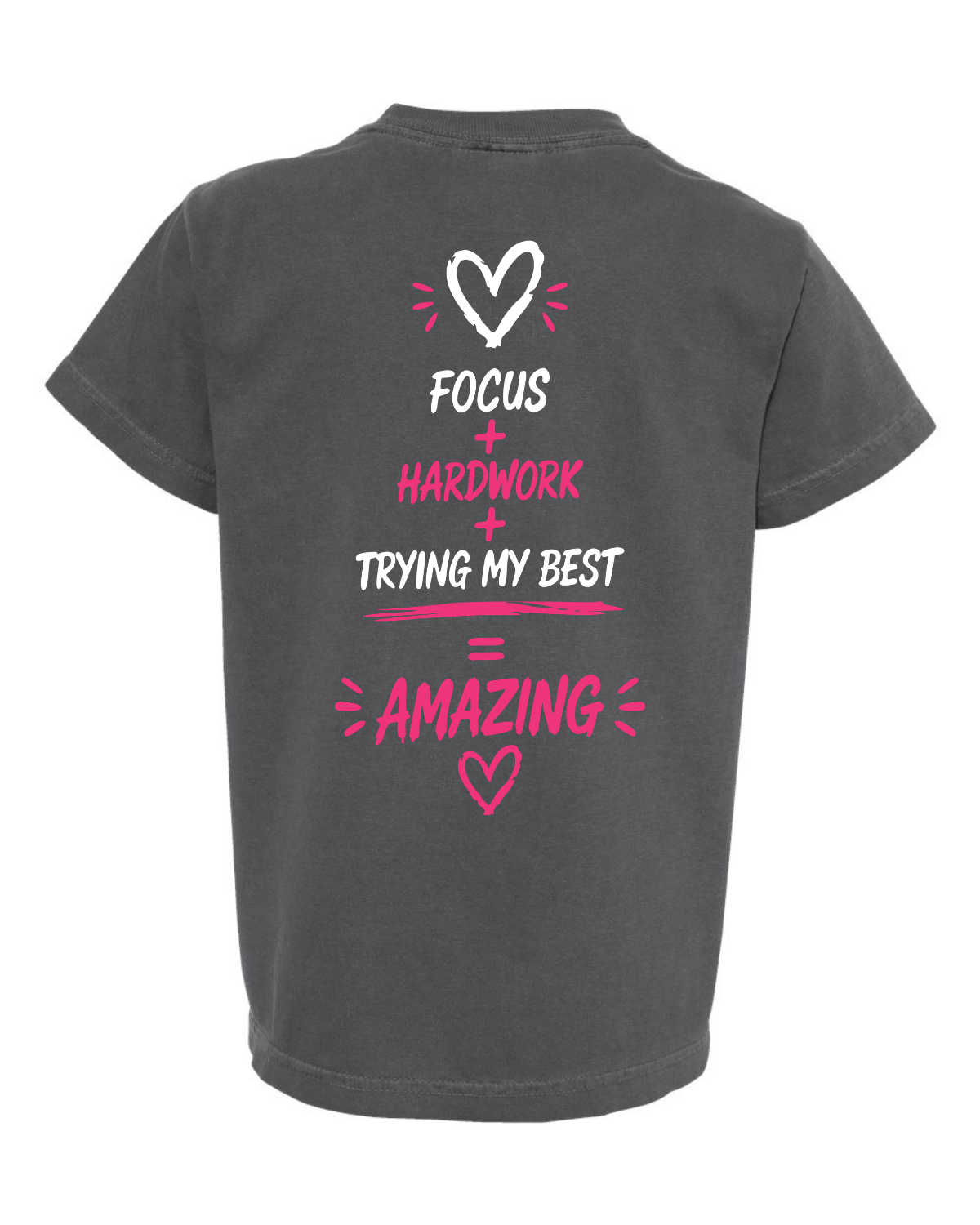 Girls "Lets Make This Year Great" Pink-Tshirt Youth