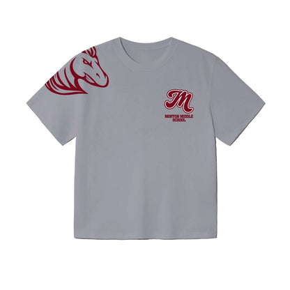 Morton Middle School "Mustangs" Back Short Sleeve Shirt