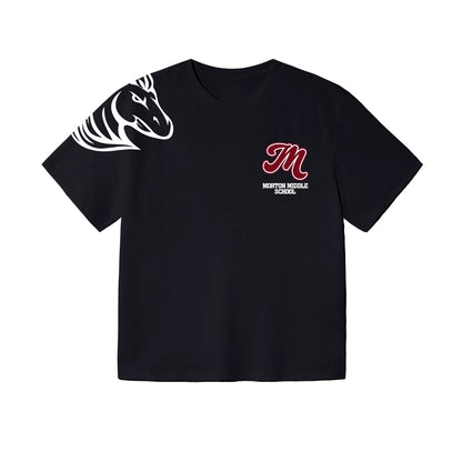 Morton Middle School "Mustangs" Back Short Sleeve Shirt