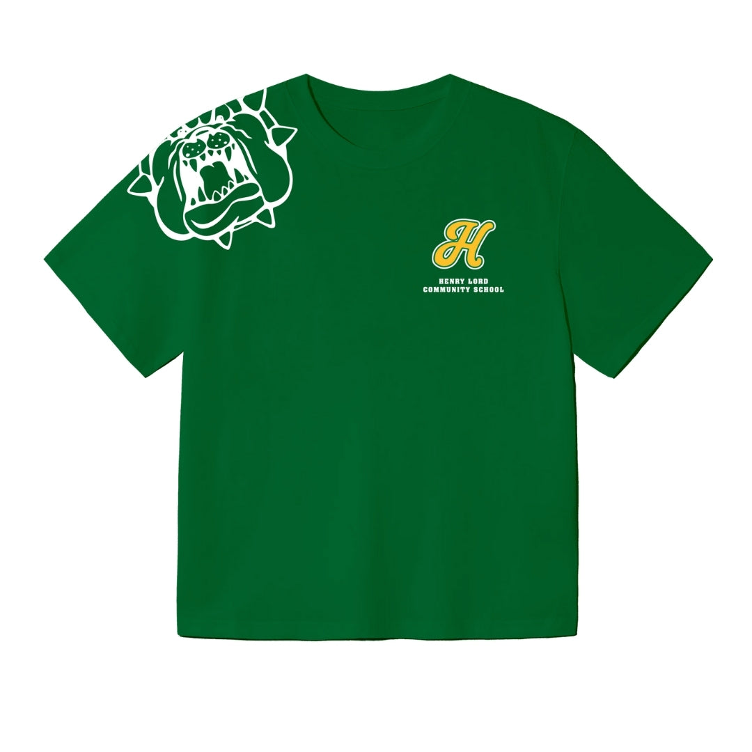 HLCS "Bulldogs" Shoulder Design Short Sleeve Shirt