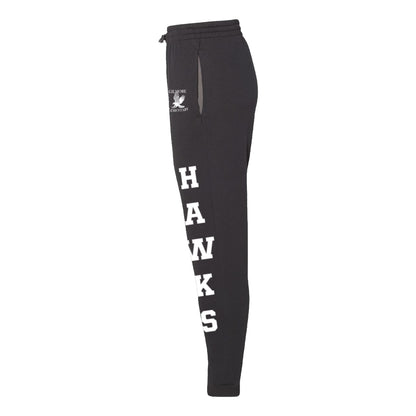 Adults Gilmore Logo and "Hawks" Sweatpants