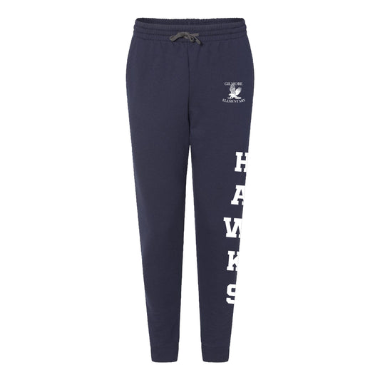 Adults Gilmore Logo and "Hawks" Sweatpants
