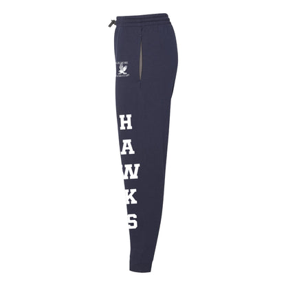 Adults Gilmore Logo and "Hawks" Sweatpants