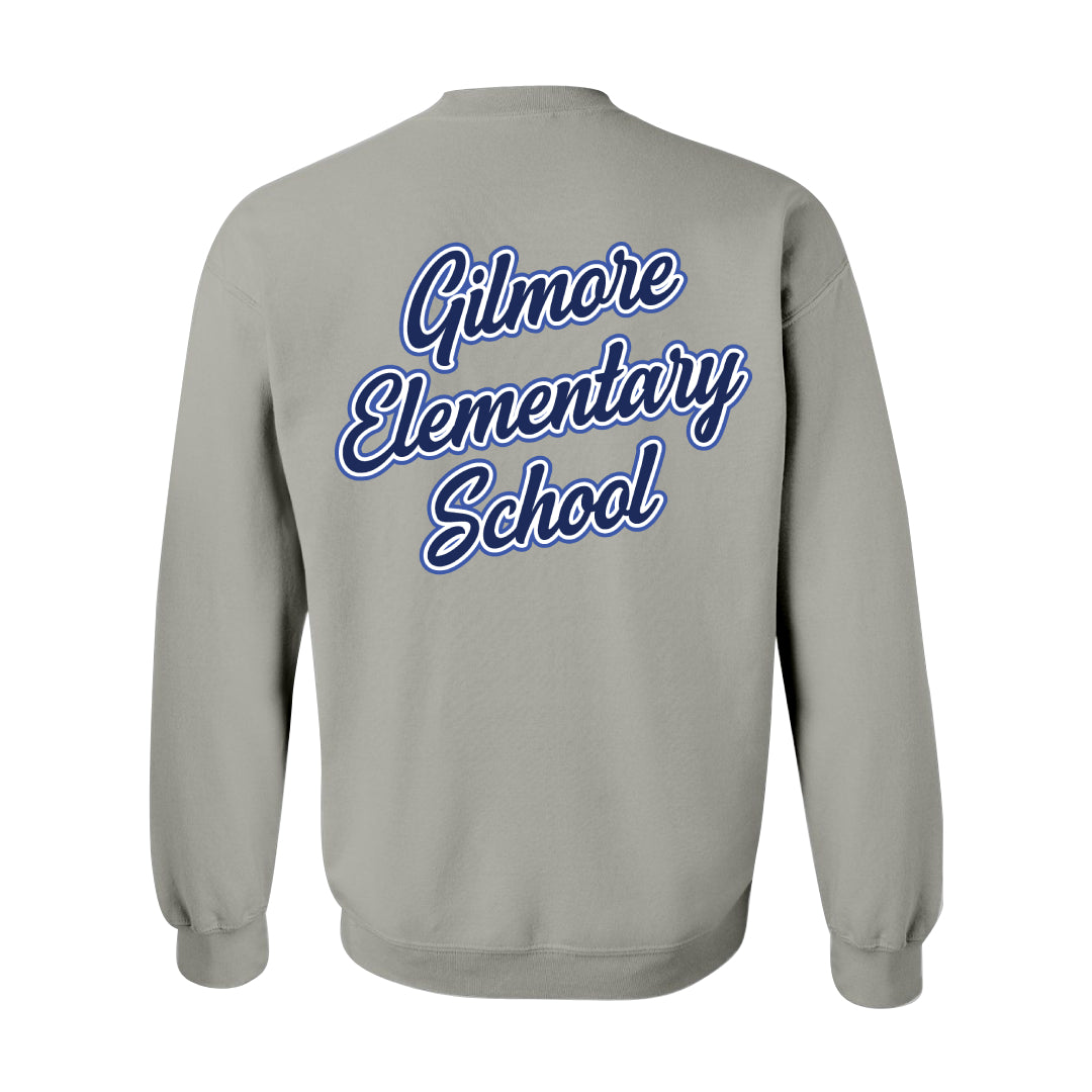 Gilmore Hawks Script with Mascot Crewneck-Staff and Families