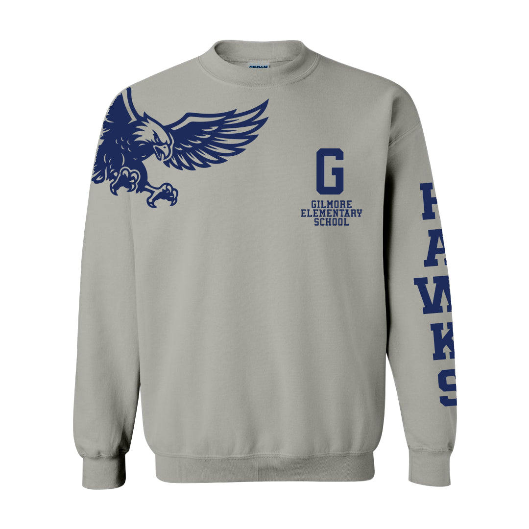 Gilmore Hawk Shoulder Crewneck-Staff and Families