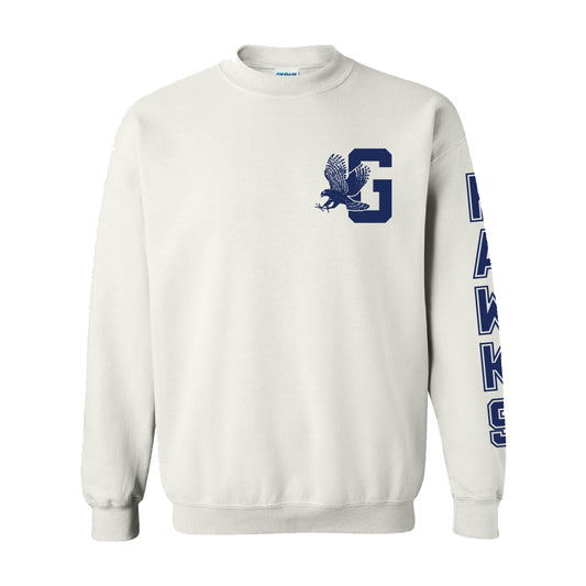 Gilmore G Logo & Sleeve Print Crewneck-Staff and Families