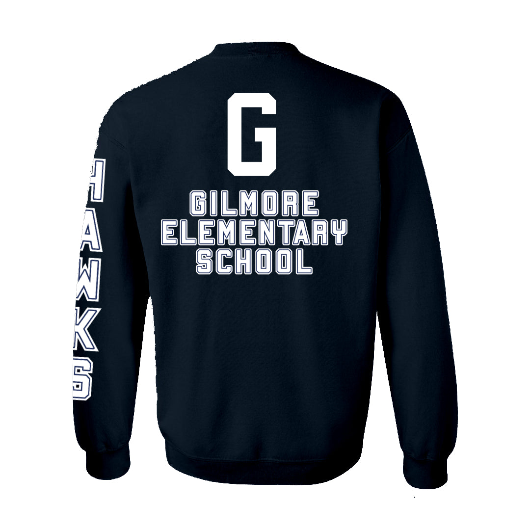 Gilmore G Logo & Sleeve Print Crewneck-Staff and Families