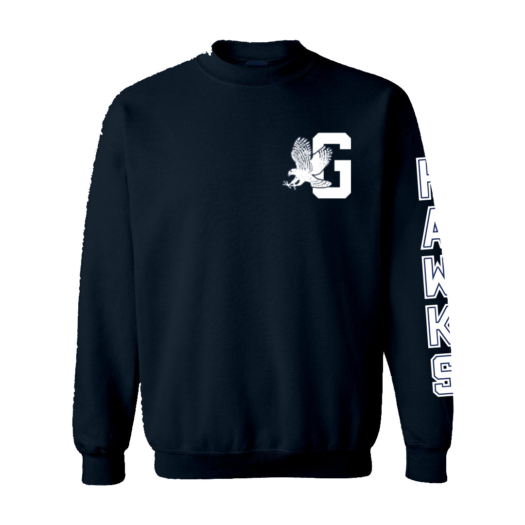 Gilmore G Logo & Sleeve Print Crewneck-Staff and Families