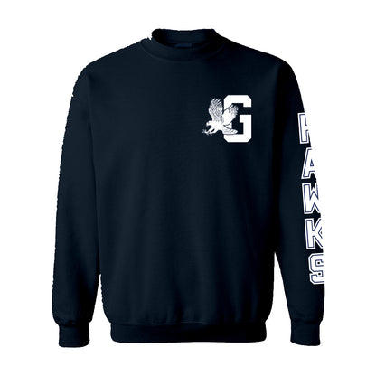 Gilmore G Logo & Sleeve Print Crewneck-Staff and Families