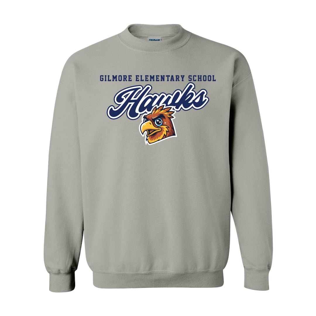 Gilmore Hawk Mascot Crewneck-Staff and Families