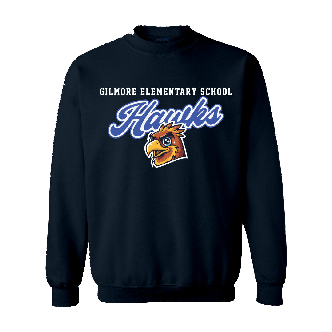Gilmore Hawk Mascot Crewneck-Staff and Families