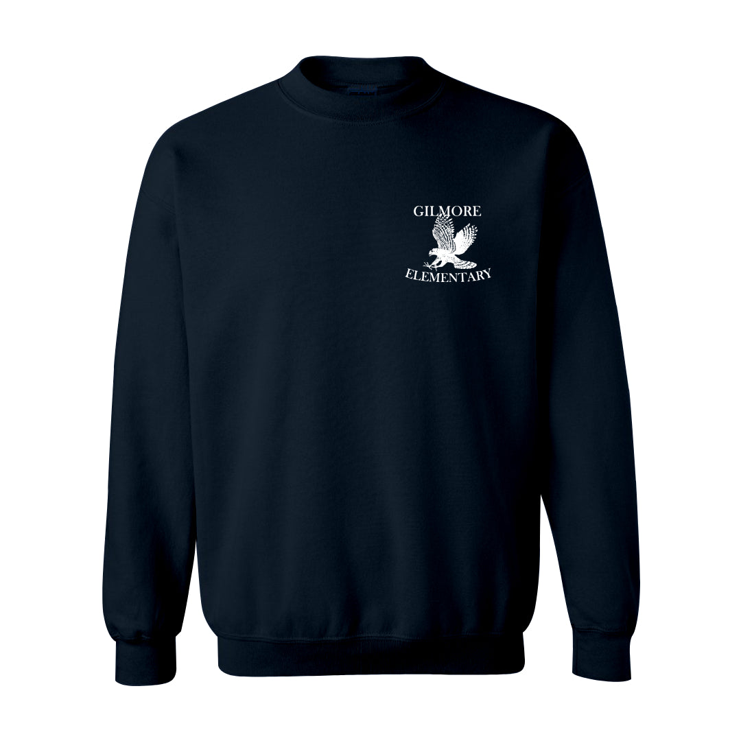 Adults Gilmore Left Chest Logo Crewneck Sweatshirt
