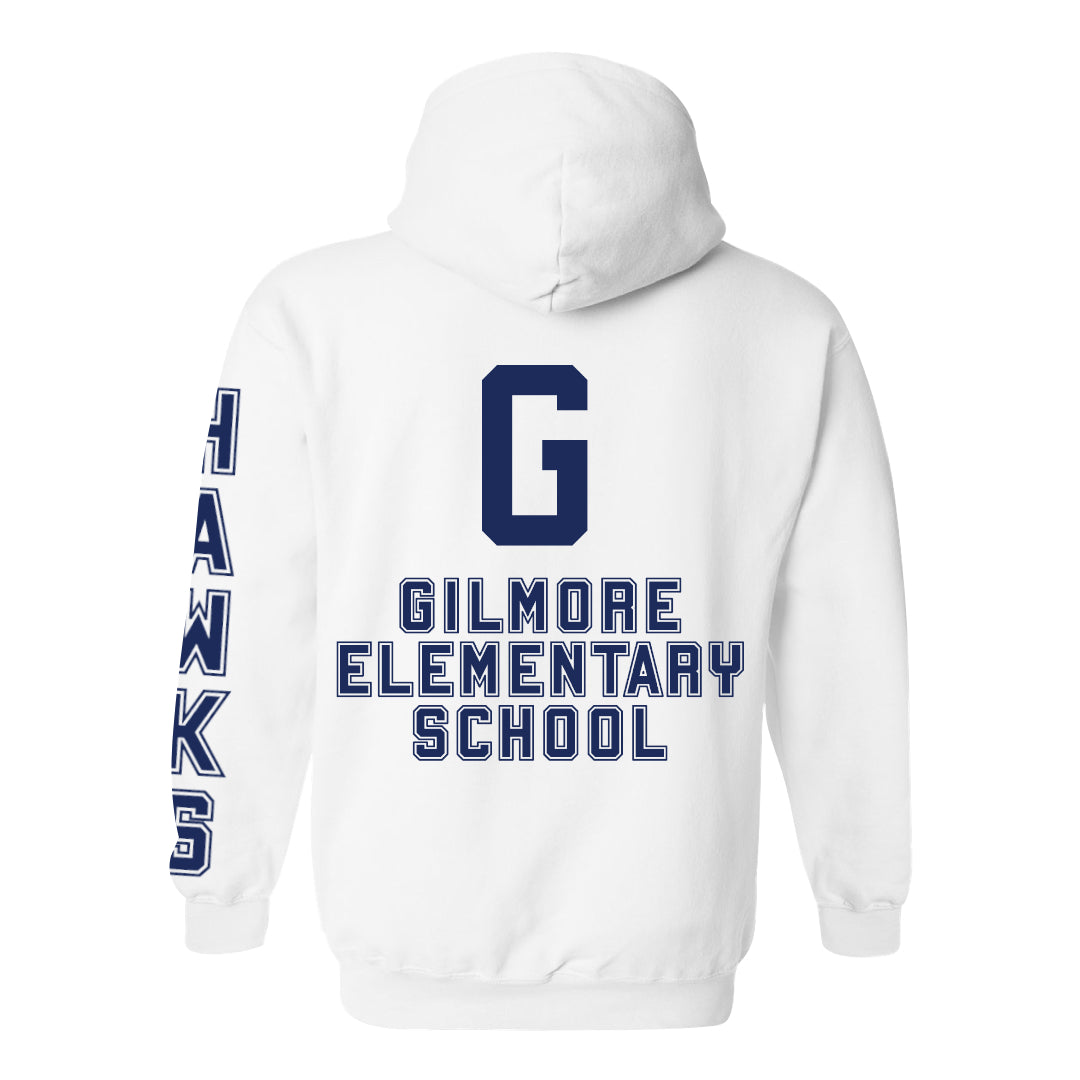 Gilmore G with Hawk Sleeve Zip-Up Hoodie-Staff and Families