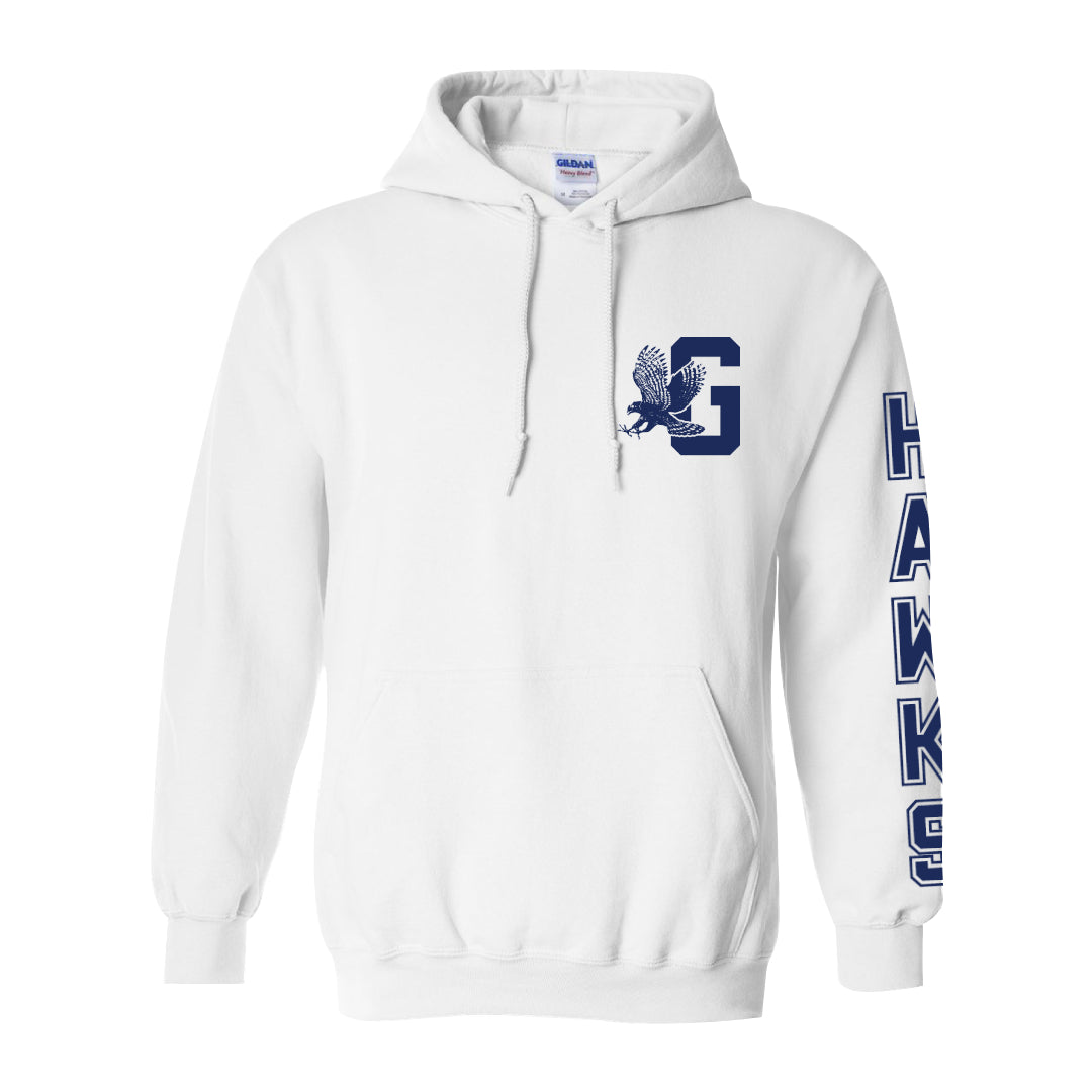 Gilmore G with Hawk Sleeve Zip-Up Hoodie-Staff and Families