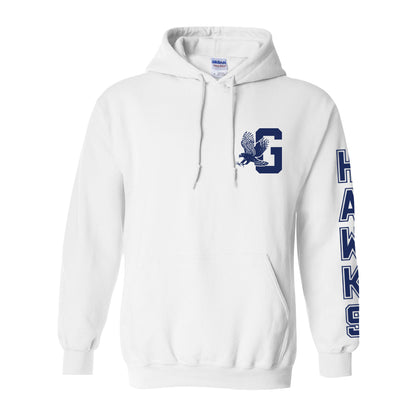 Gilmore G with Hawk Sleeve Zip-Up Hoodie-Staff and Families