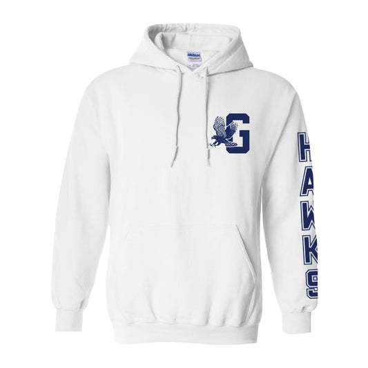 Gilmore G with Hawk Sleeve Zip-Up Hoodie-Staff and Families