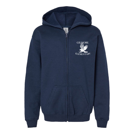 Youth Gilmore Small Left Chest Logo Zip Up Hoodie