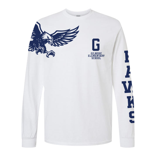 Gilmore Hawk Shoulder Outline Long Sleeve Shirt-Staff and Families