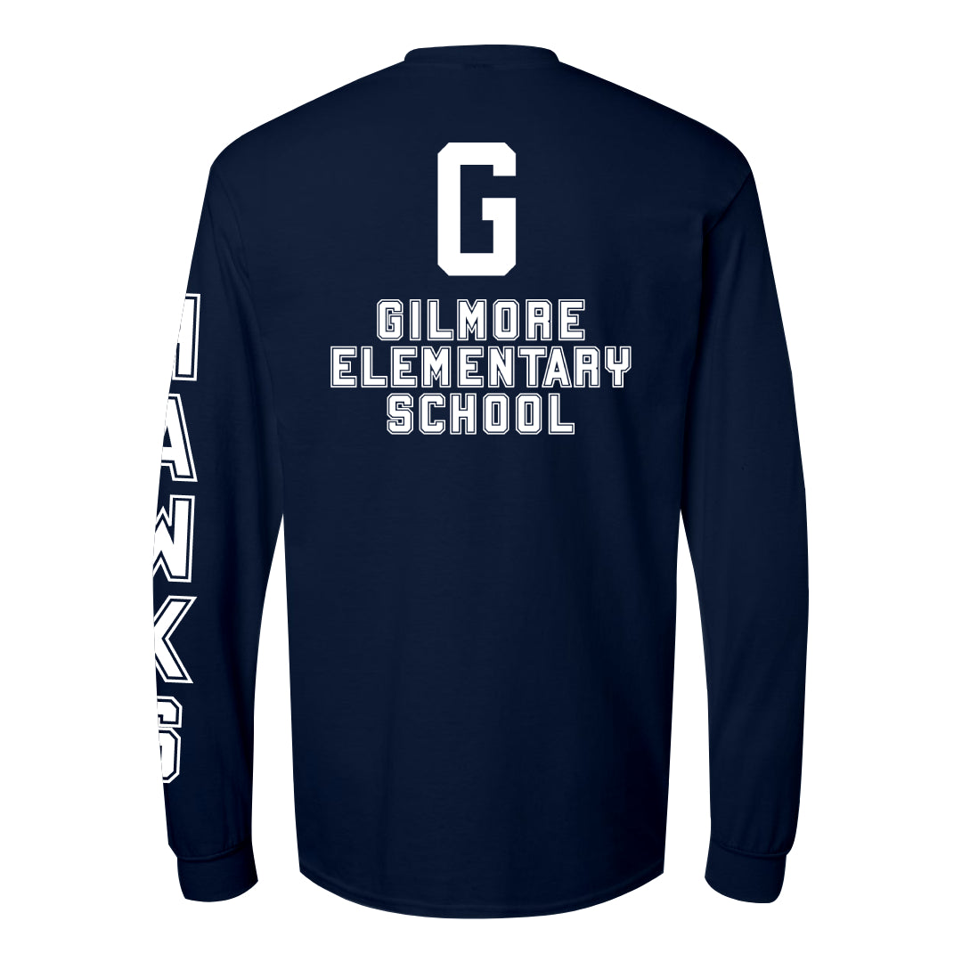 Gilmore  G Logo & Sleeve Long Sleeve Shirt-Staff and Families