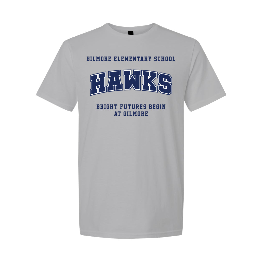 Gilmore Block Text Short Sleeve Shirt-Staff and Families