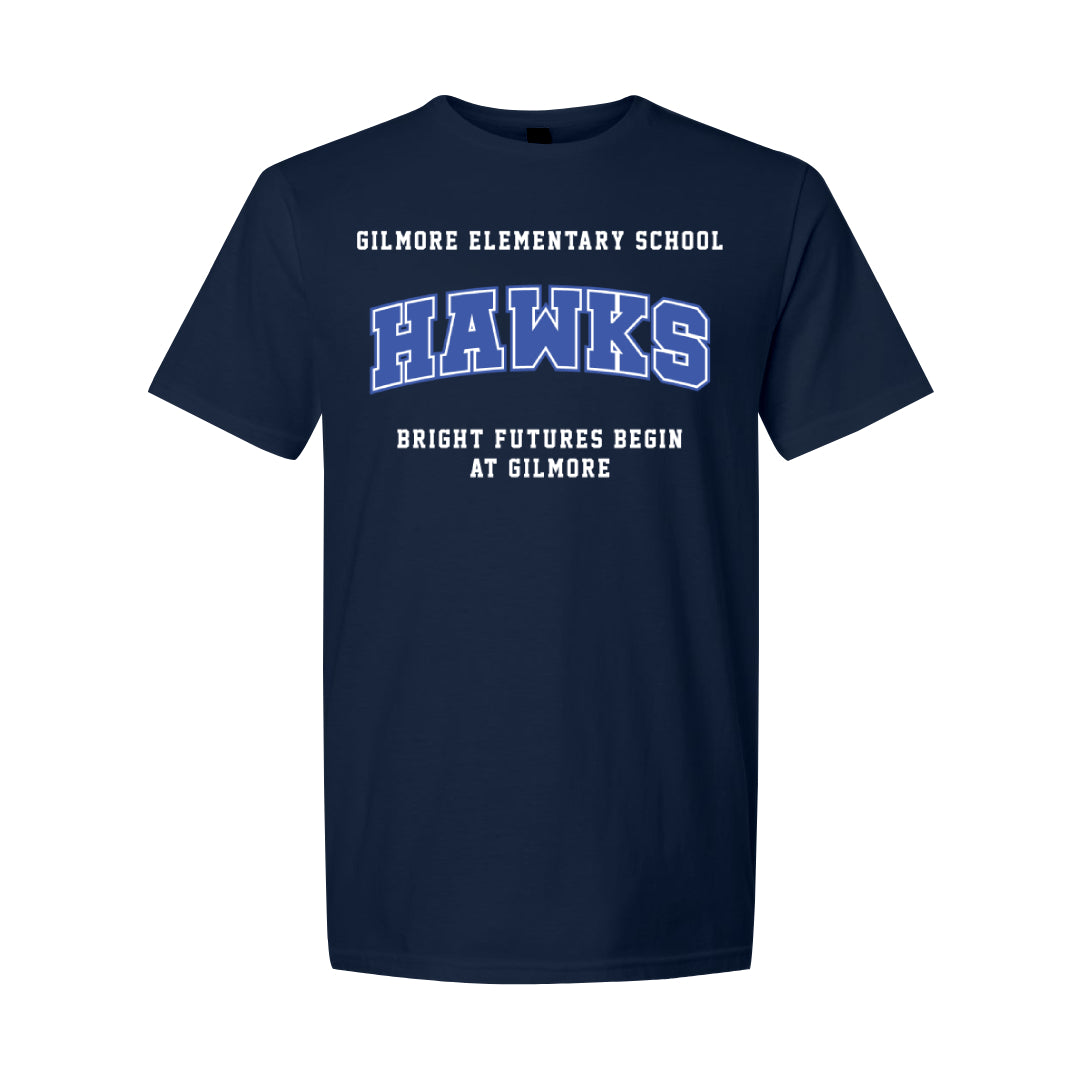Gilmore Block Text Short Sleeve Shirt-Staff and Families