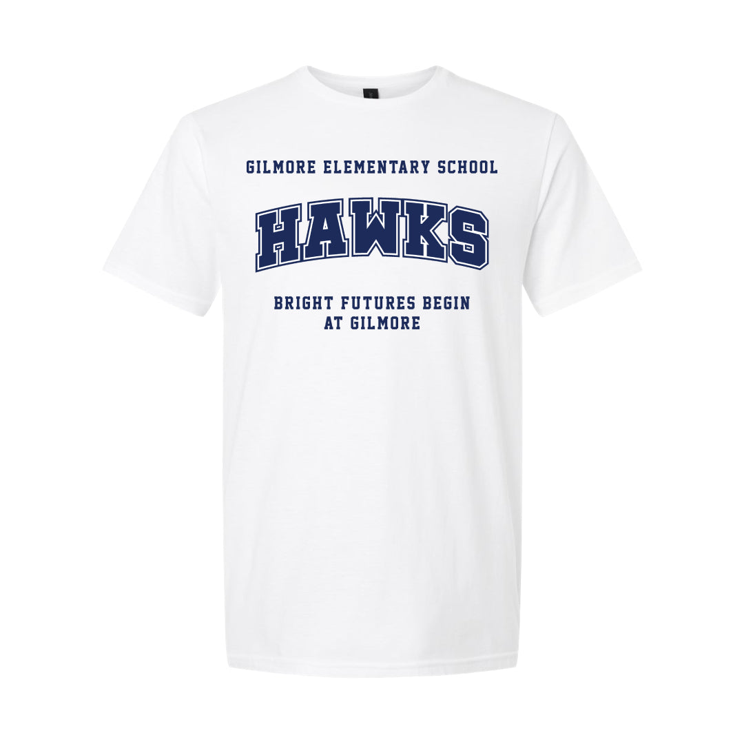 Gilmore Block Text Short Sleeve Shirt-Staff and Families