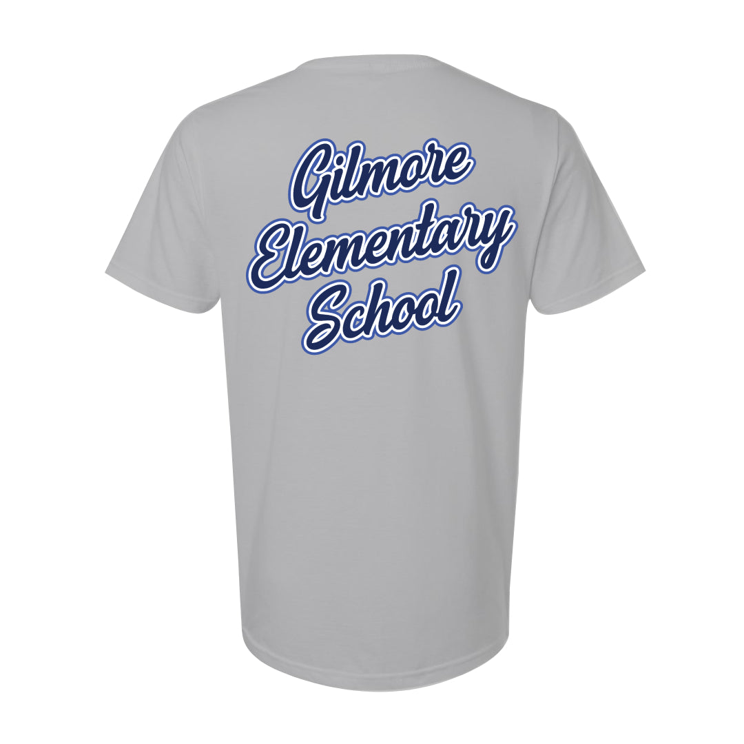 Gilmore Hawks with Mascot Short Sleeve Shirt-Staff and Families