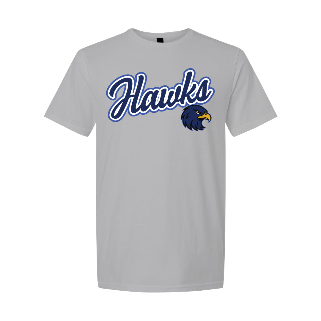 Gilmore Hawks with Mascot Short Sleeve Shirt-Staff and Families
