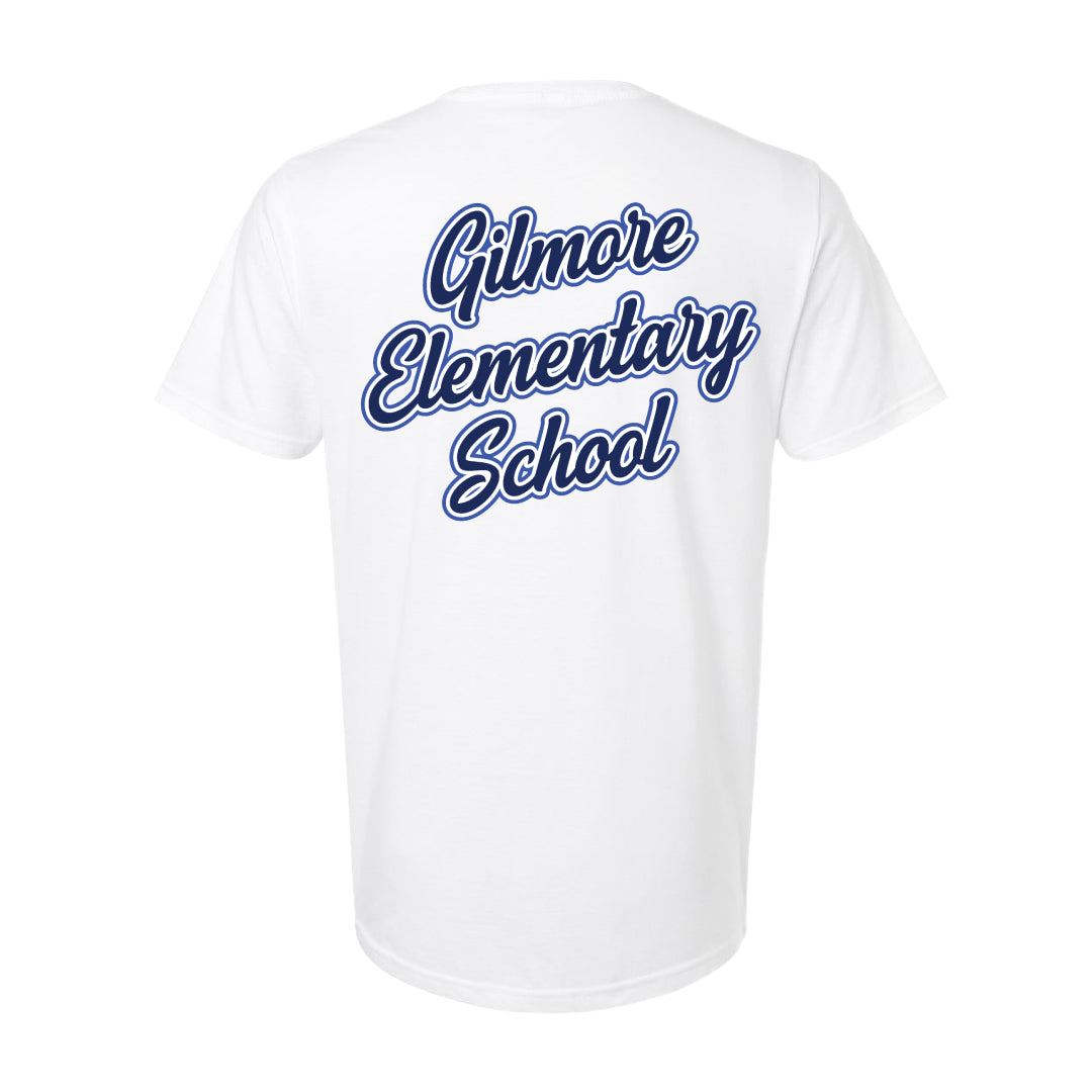 Gilmore Hawks with Mascot Short Sleeve Shirt-Staff and Families