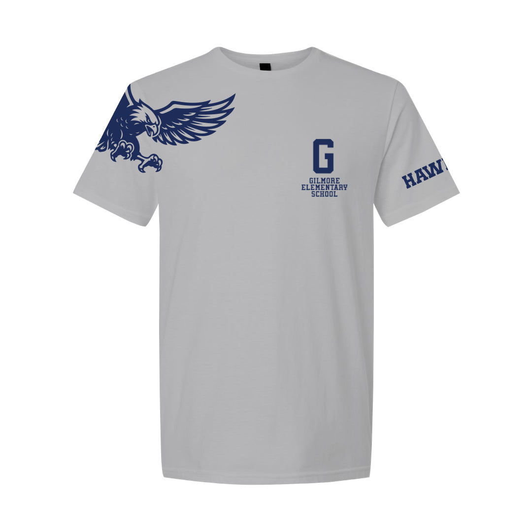 Gilmore Hawk Shoulder Sleeve Shirt-Staff and Families