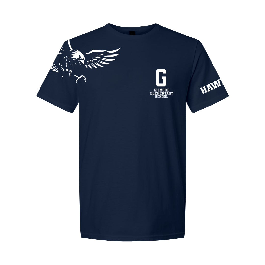 Gilmore Hawk Shoulder Sleeve Shirt-Staff and Families