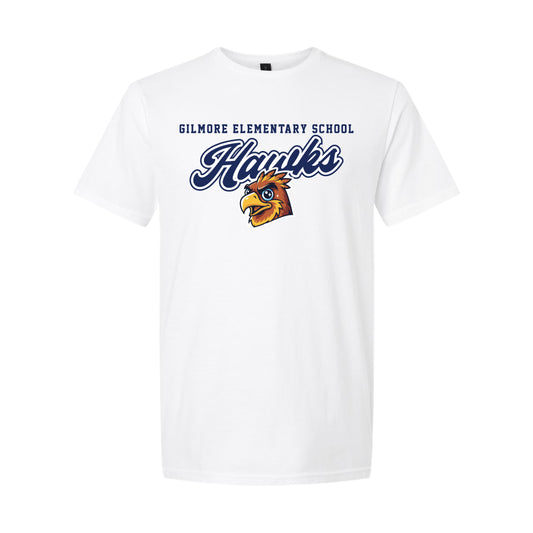 Gilmore Hawk Mascot Short Sleeve Shirt-Staff and Families