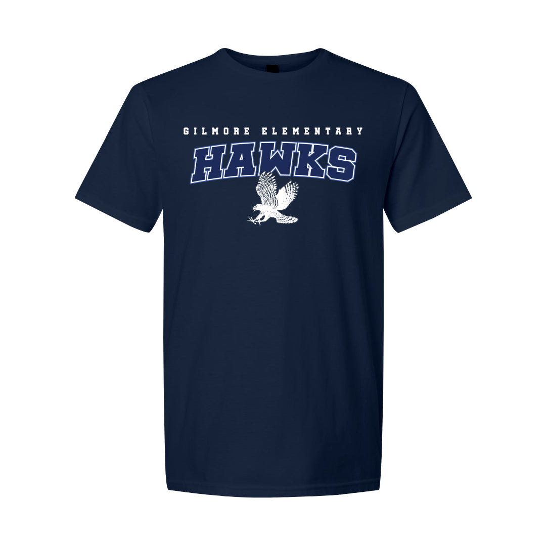 Gilmore Flying Mascot Short Sleeve Shirt-Staff and Families