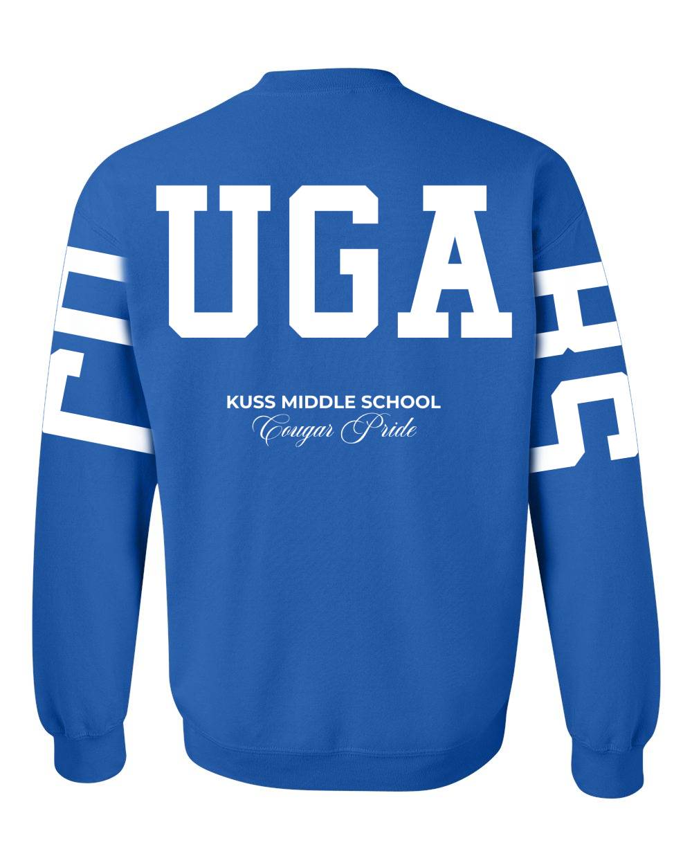 Kuss "Cougars" Back Crewneck