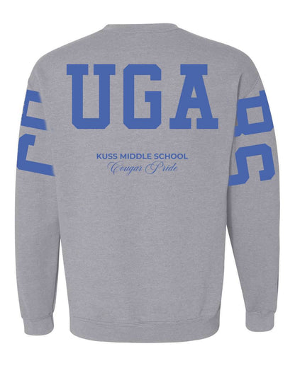Kuss "Cougars" Back Crewneck
