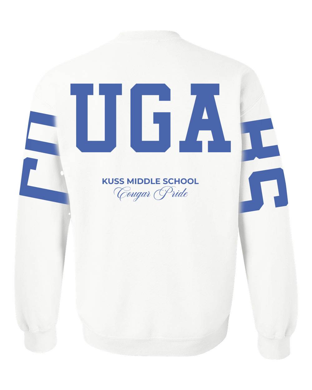 Kuss "Cougars" Back Crewneck