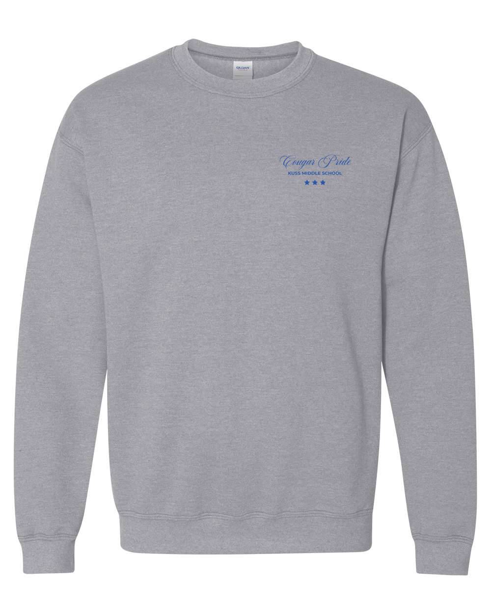 Kuss "Cougars" Back Crewneck