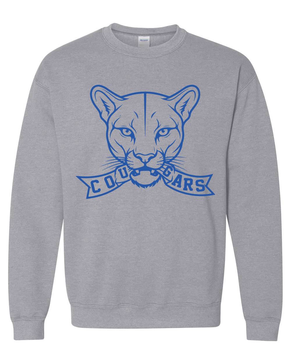 Cougars Banner Crewneck