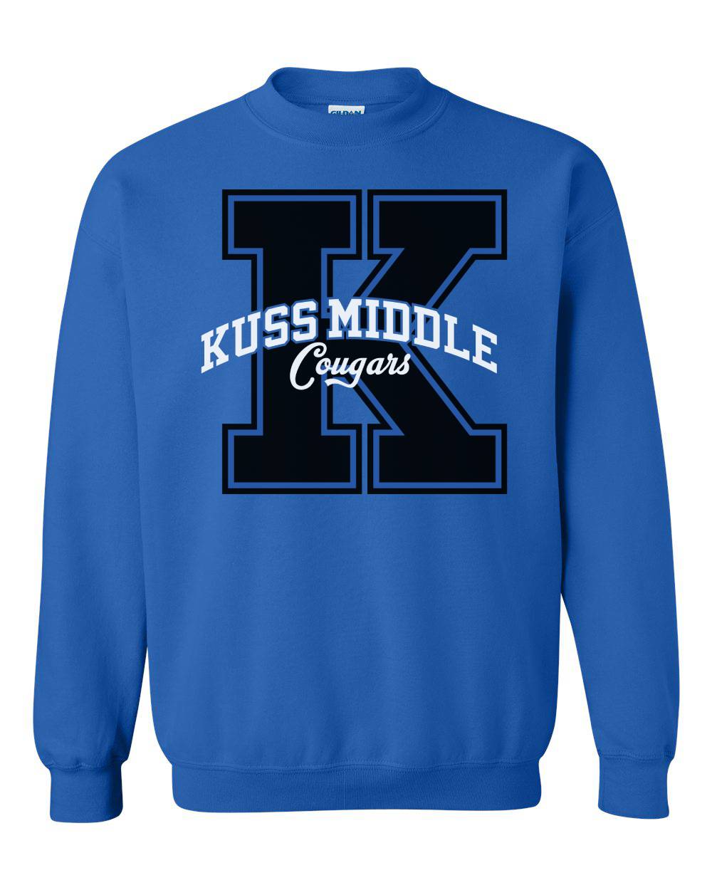 Kuss "K" Cougars Crewneck