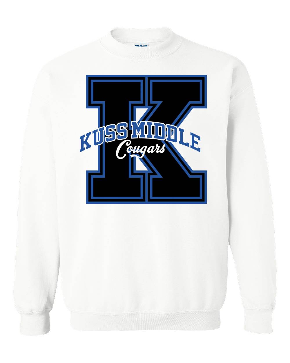 Kuss "K" Cougars Crewneck