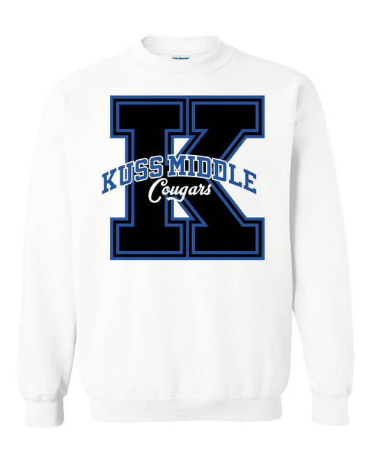 Kuss "K" Cougars Crewneck