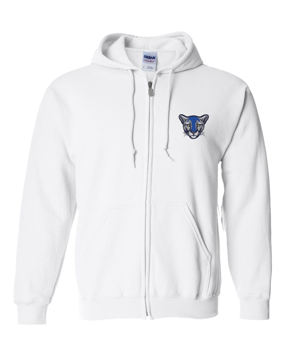 Kuss Cougars Bold Zip Up Hoodie- Unisex