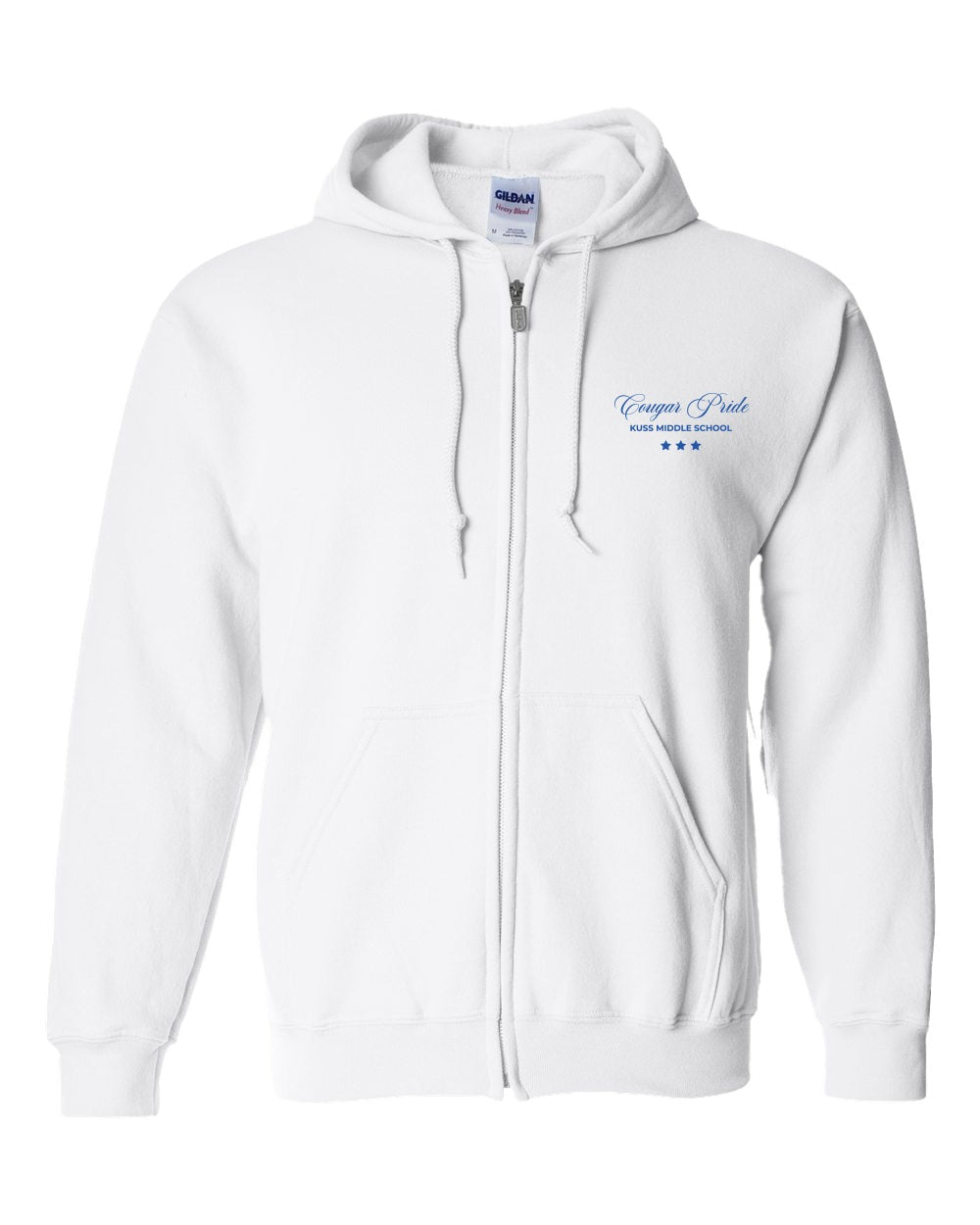 Kuss "Cougars" Back Zip Up Hoodie- Unisex